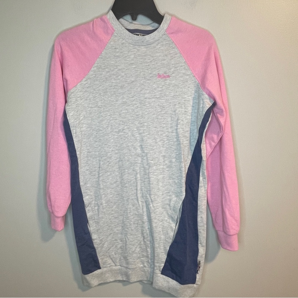 Lee Cooper Stylish Pink and Gray Sweatshirt UK Size 8 (US 6)